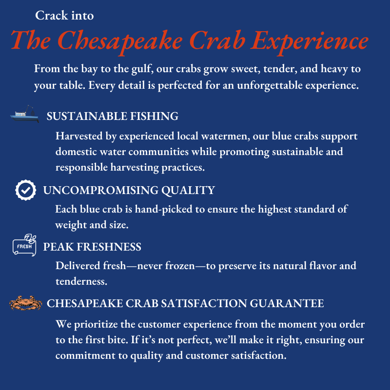Live Male Blue Crabs